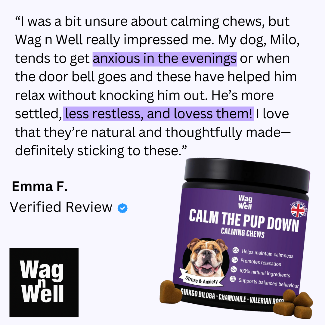 Calm The Pup Down™ - 100 Natural Calming Chew Treats
