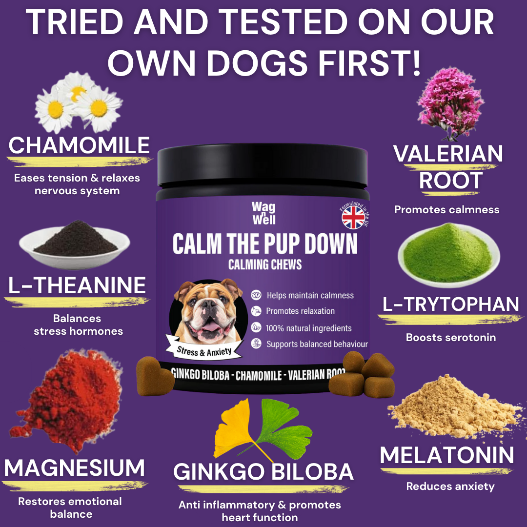 Calm The Pup Down™ - 100 Calming Chew Treats